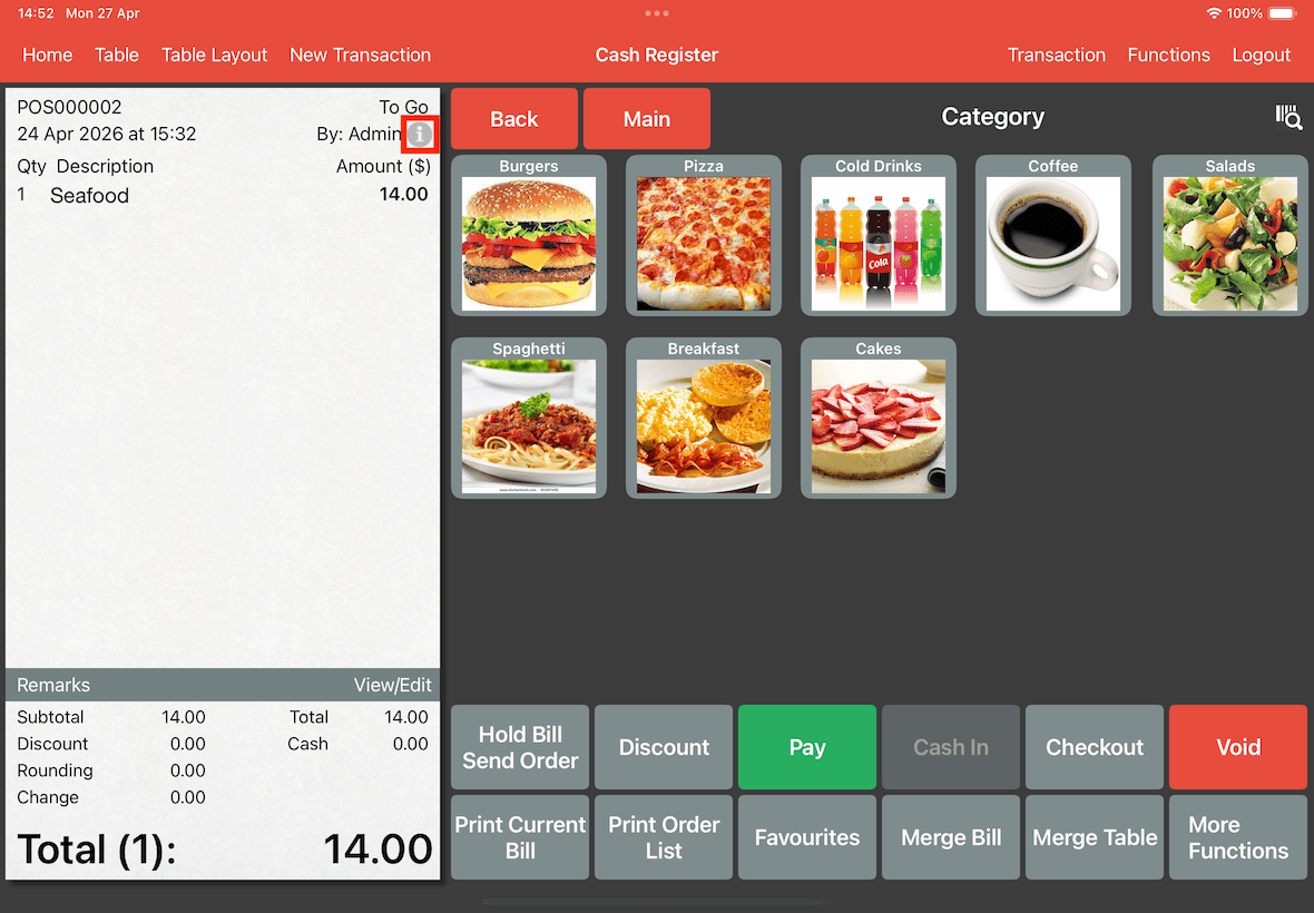 cash register