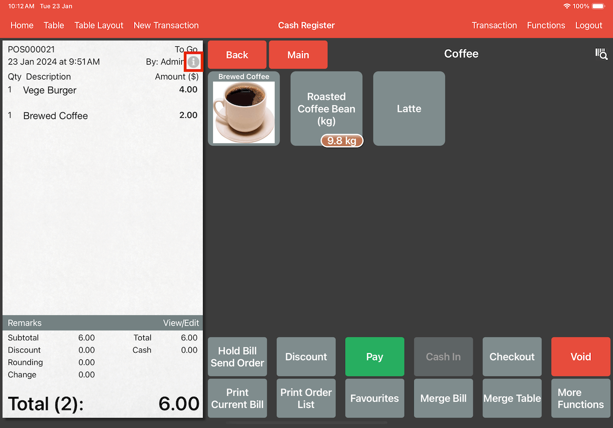 mobi-pos cash register