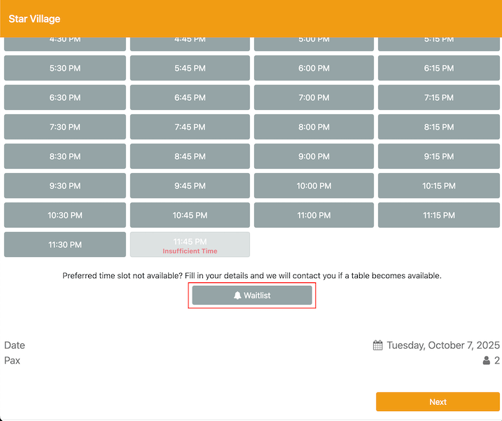 mobipos store waitlist