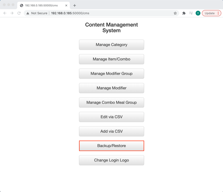 mobipos cms backup restore content management system