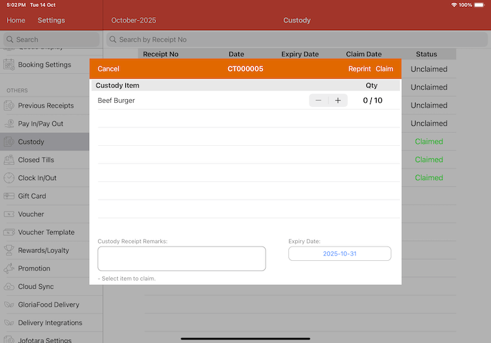 mobipos ipad before auto assign table