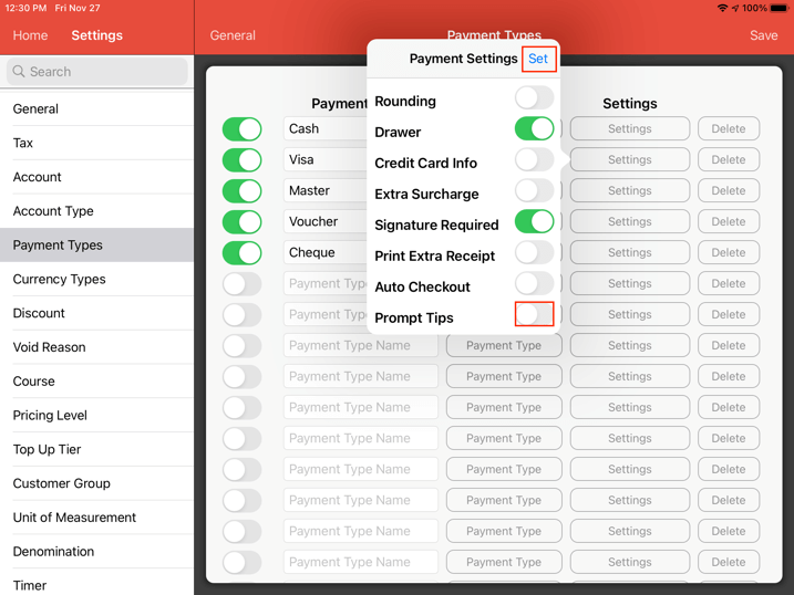 mobipos customer display prompt tips