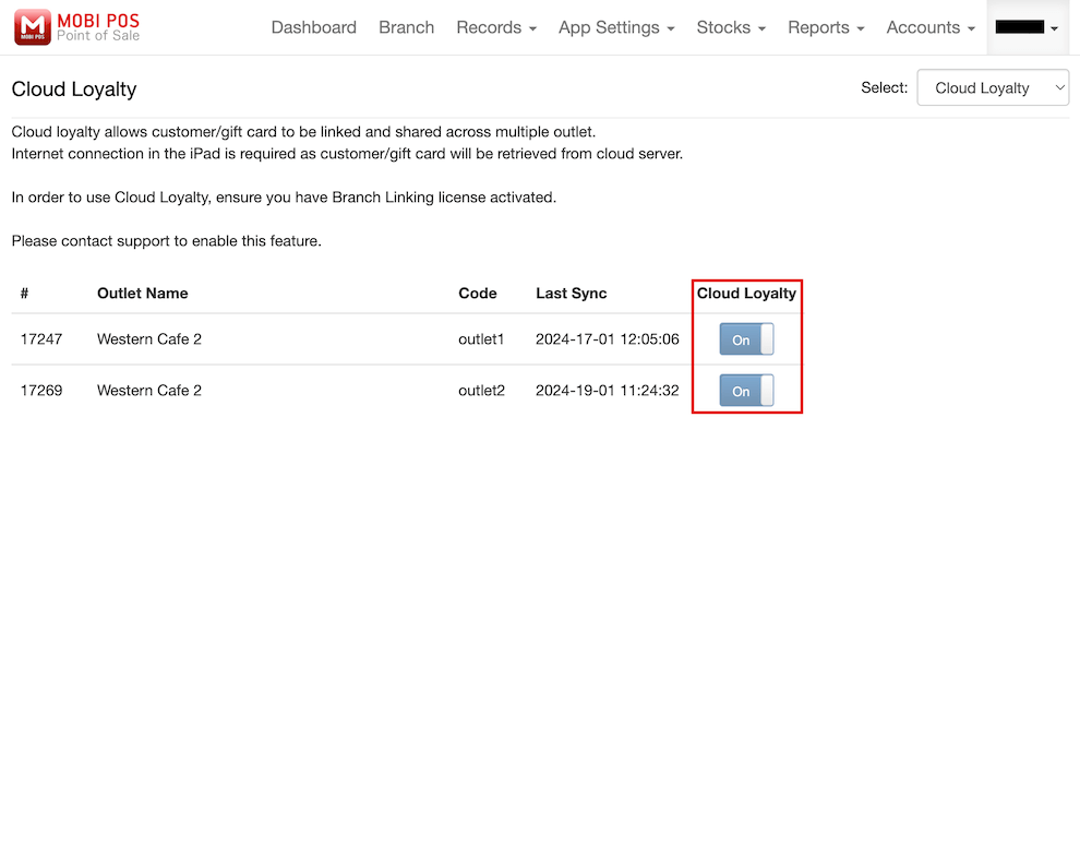 mobi-pos cloud loyalty