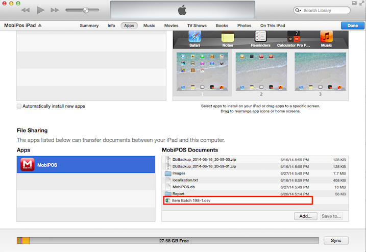 mobi pos documents file