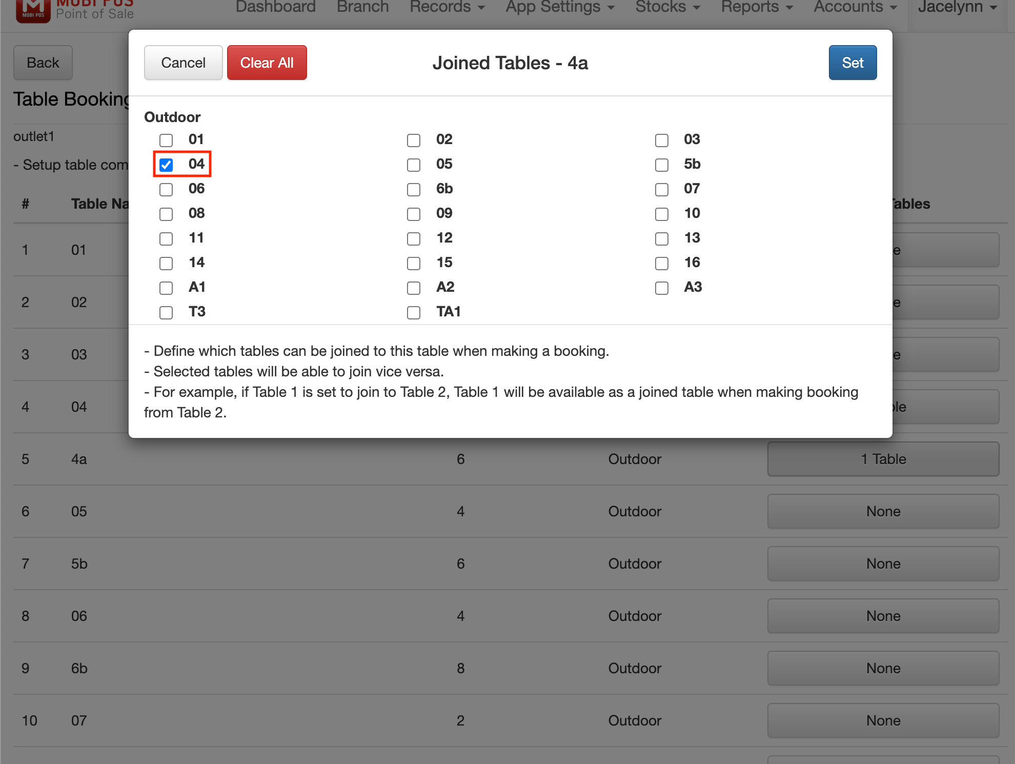 mobi-pos joined table 4a to 04