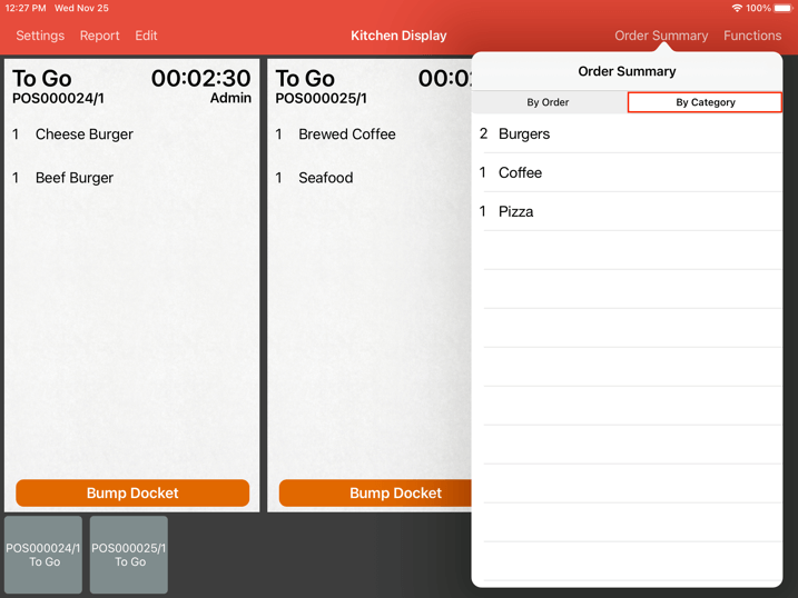 mobipos kitchen display system summary