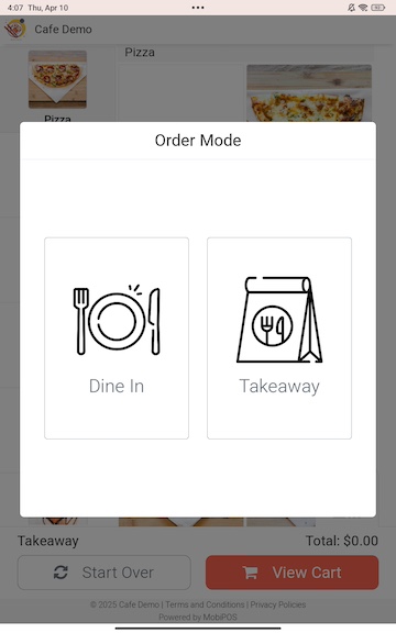 mobi pos order modes