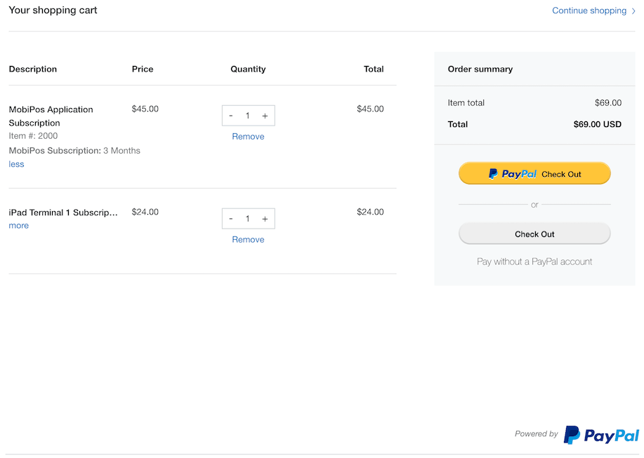 pos system checkout settings