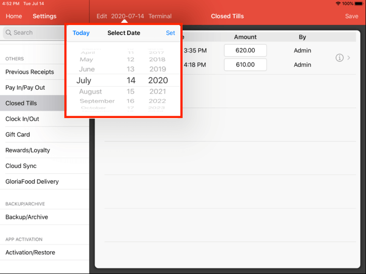 Mobi pos closed tills date