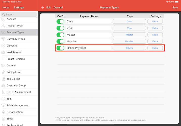mobipos payment types online payment