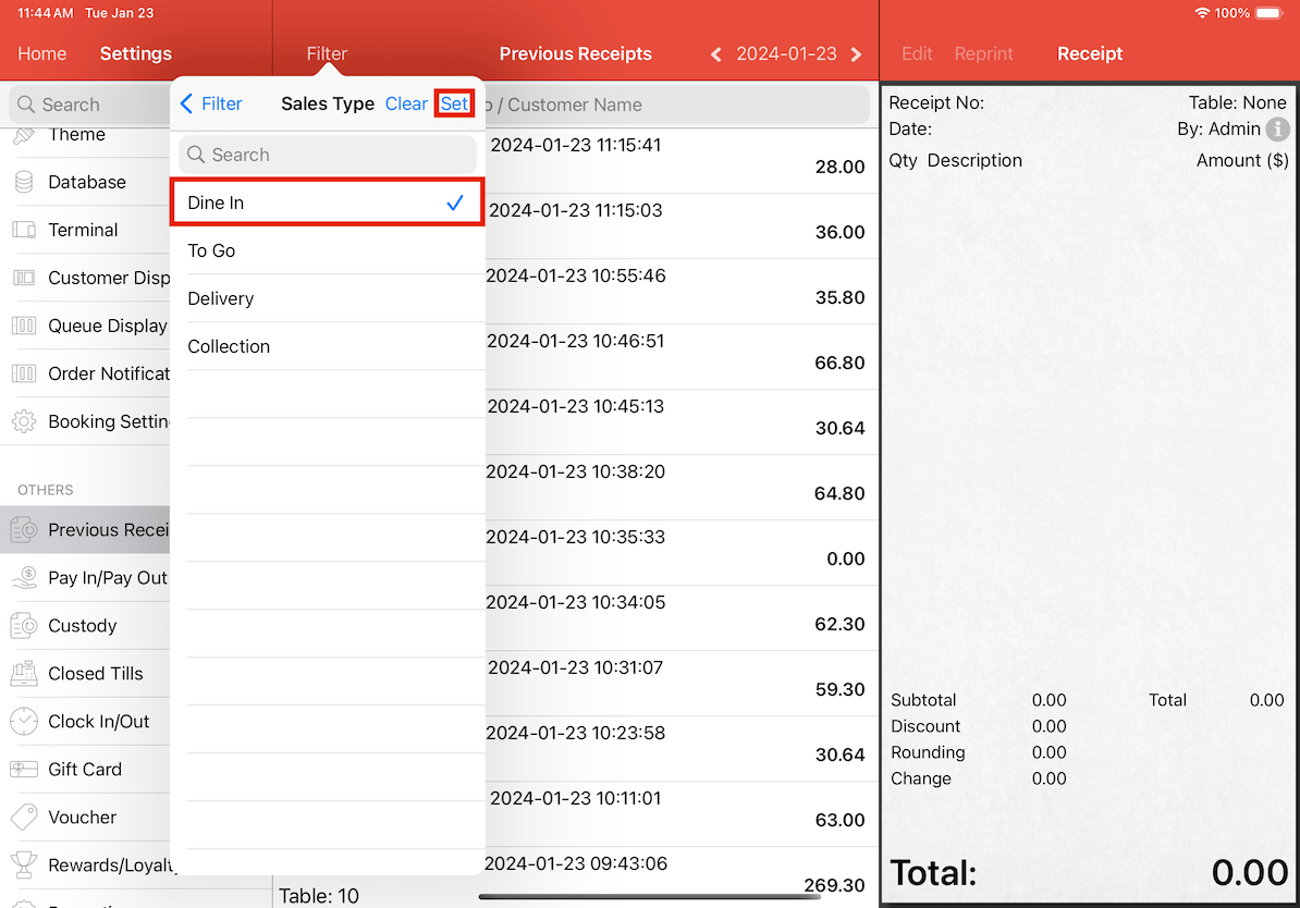 mobipos previous receipts example 3 filter details part 3