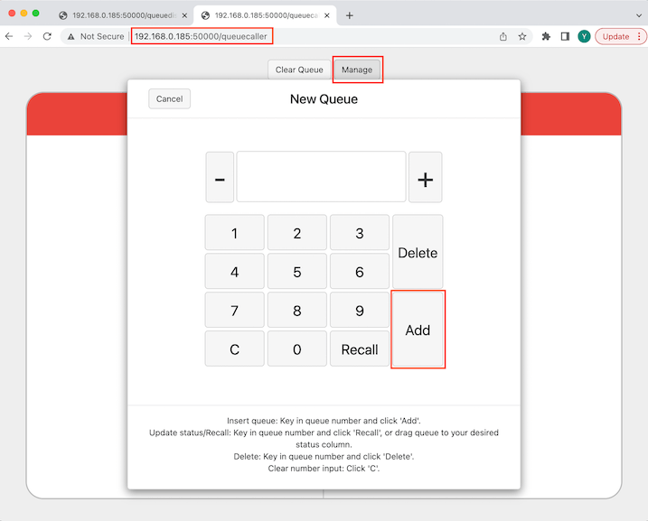 mobipos queue display display web