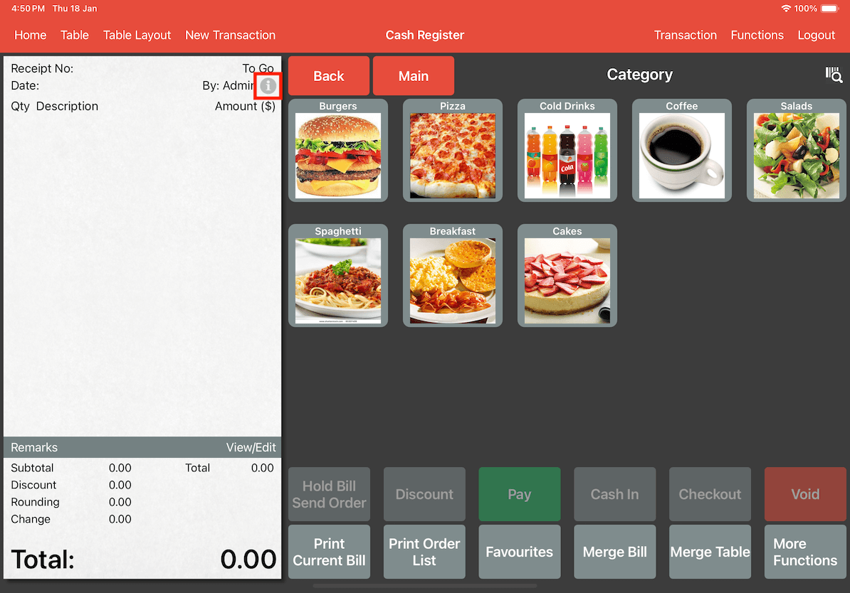 mobi-function view table availability