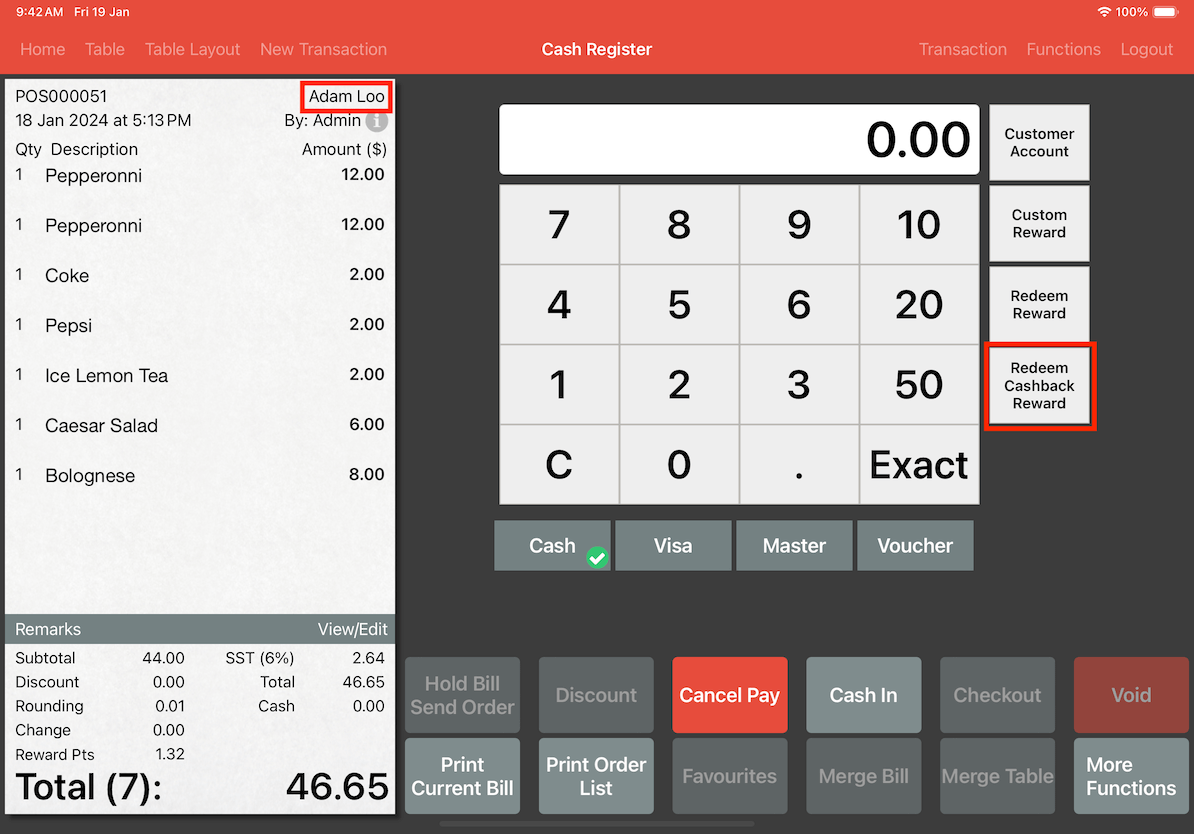 mobi-function view table availability