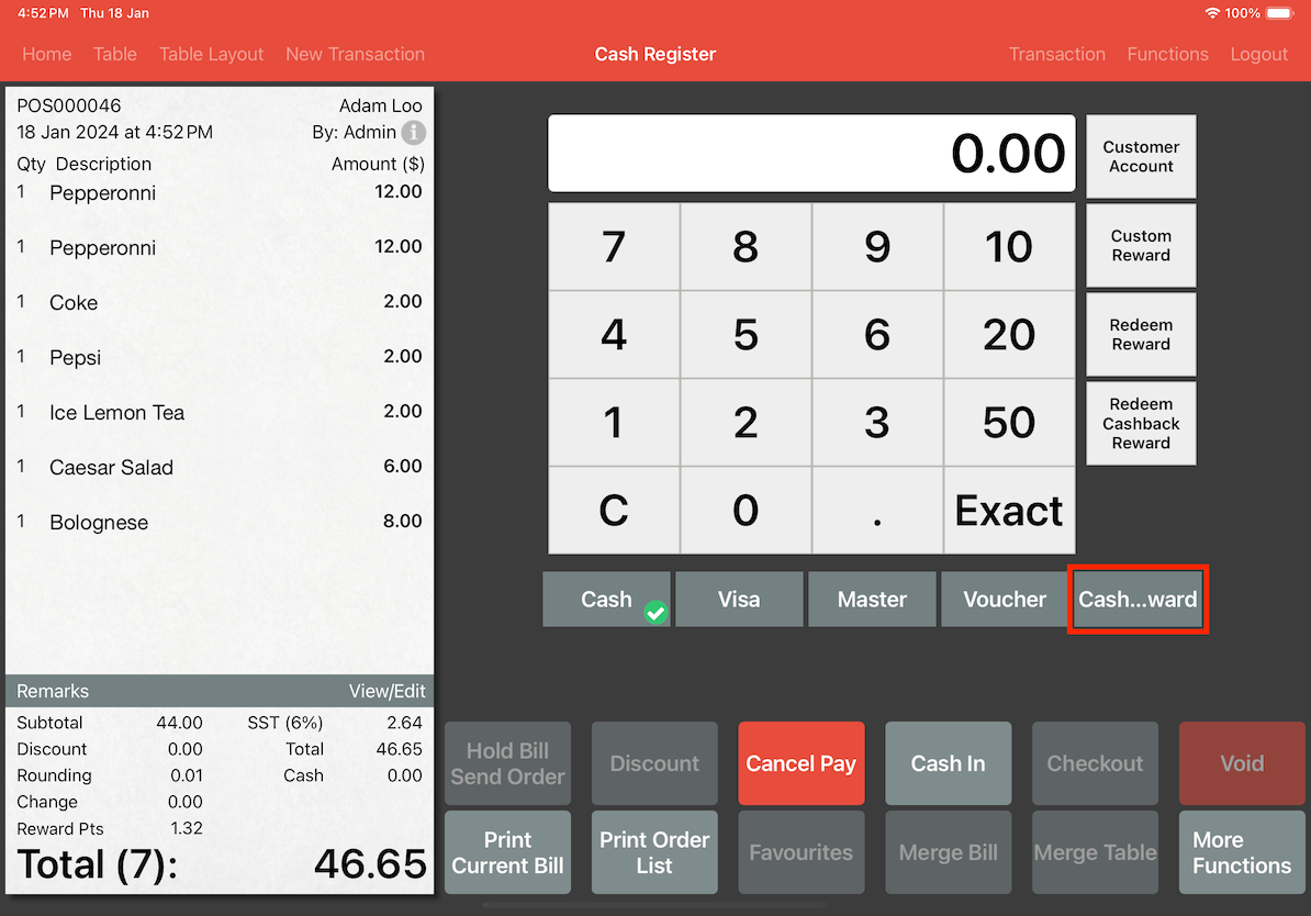 mobi-function view table availability