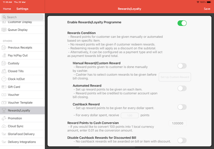 pos system customer rewards loyalty program
