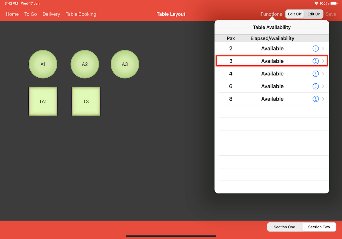 mobi-post added new table pax availability 