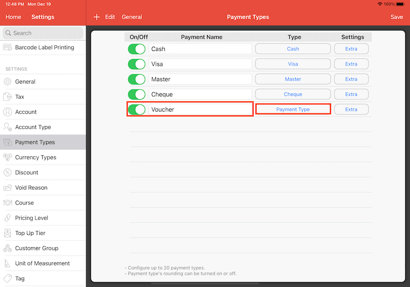 mobipos voucher payment name