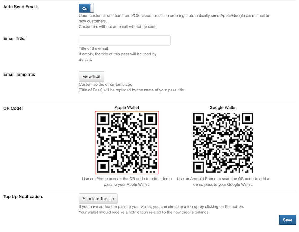 mobipos customer pass setup part 4