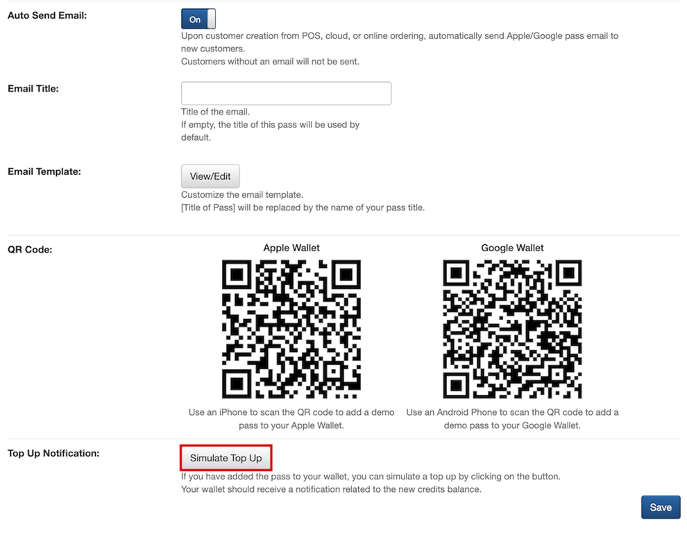 mobipos customer pass setup part 5